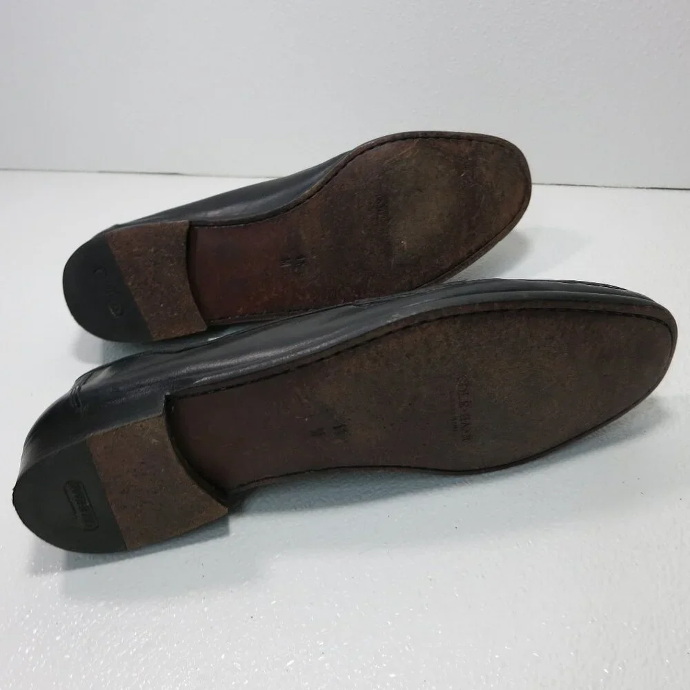 Cole Haan Oil Tanned Strap Leather Dress Fashion Loafers Footwear Men's 11